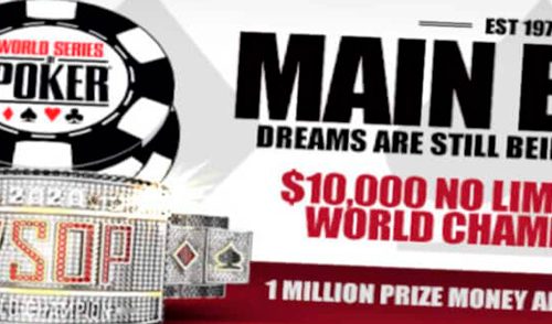 Main Event WSOP 2021