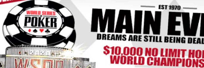 Main Event WSOP 2021